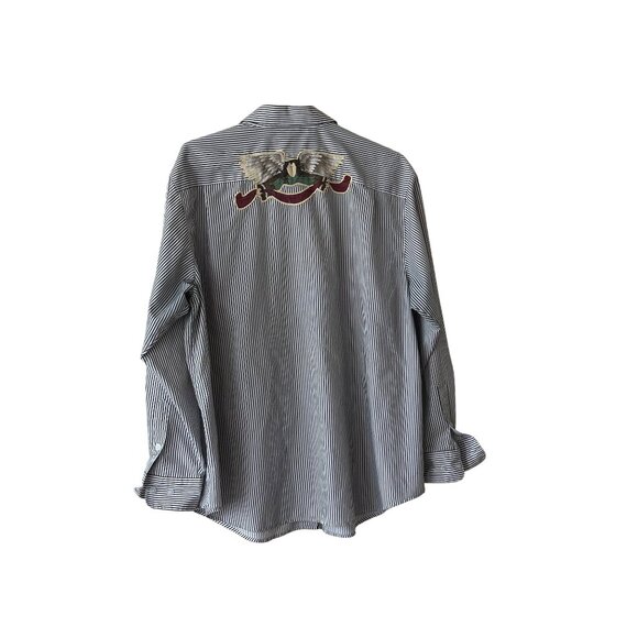 Quacker Factory Women Holiday Striped Shirt Santa Snowman Christmas Size XL - Picture 2 of 10